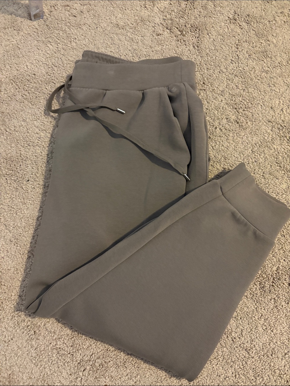 CALIA Taupe Drawstring Jogger Sweatpants
